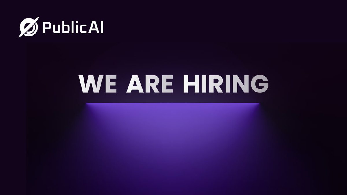 🌟 We're in search of talented individuals to join our BD team! 

#Recruitment #PublicAI #Wearehiring