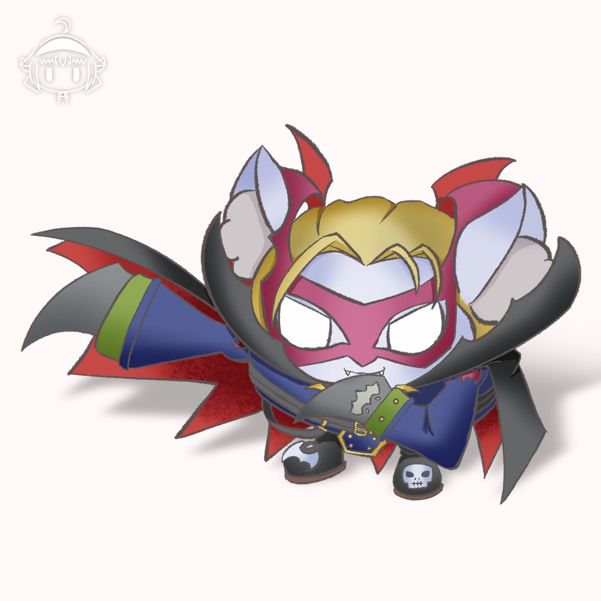 Vampire_D_my's tweet image. #ヴァンデモン
 
今天cos #MYOTISMON 。
这次还佩戴了假发，全身涂白

9.5.2024
Vampire.D