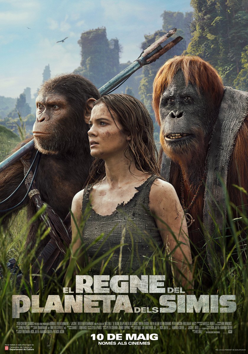 Ganes d'anar al cinema aquest cap de setmana? 🍿Doncs aprofita per veure 'El regne del planeta dels simis' 🐒 en català a @CineYelmo de Sant Cugat Mira'n el tràiler a youtube.com/embed/Z2rfhBSn… #ambnens #cinemaencatalà