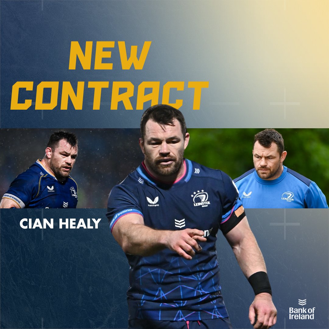 🗣️ | 𝐀 𝟏𝟗𝐭𝐡 𝐬𝐞𝐚𝐬𝐨𝐧 𝐢𝐧 𝐛𝐥𝐮𝐞? 𝐘𝐞𝐬, 𝐩𝐥𝐞𝐚𝐬𝐞!

Cian Healy has signed a new contract with #LeinsterRugby ahead of the 2024/25 season.

#FromTheGroundUp