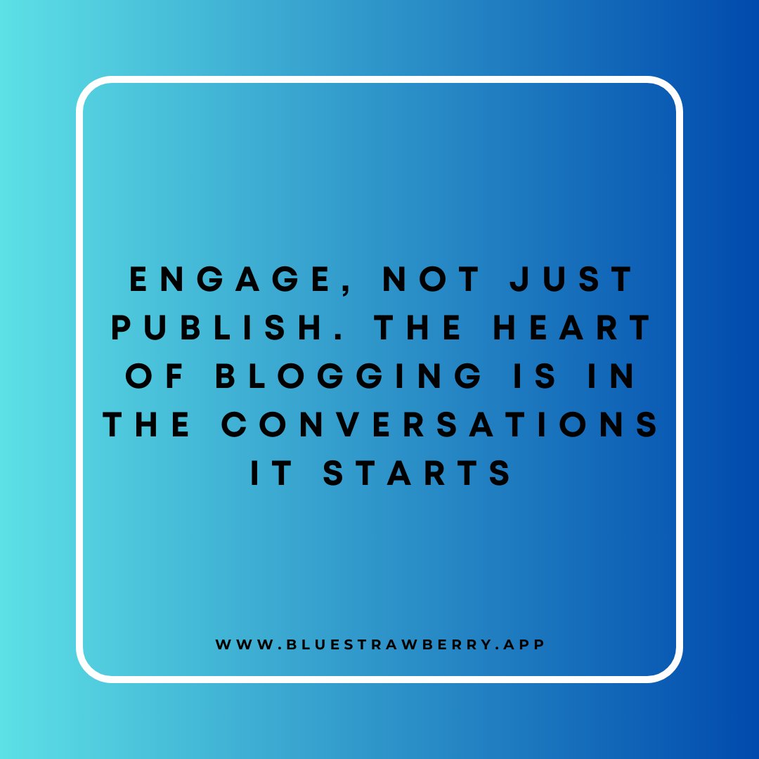 Get back to loving social media and winning while you're at it. #bluestrawberry #socialmedia

Click for more bsapp.ai/olMePa0Nb

#bloggingtips #generativeai #blogging #toptips #bloggers #viraltips #socialmedia #wordpressbloggers #socialmediatips #bluestrawberry