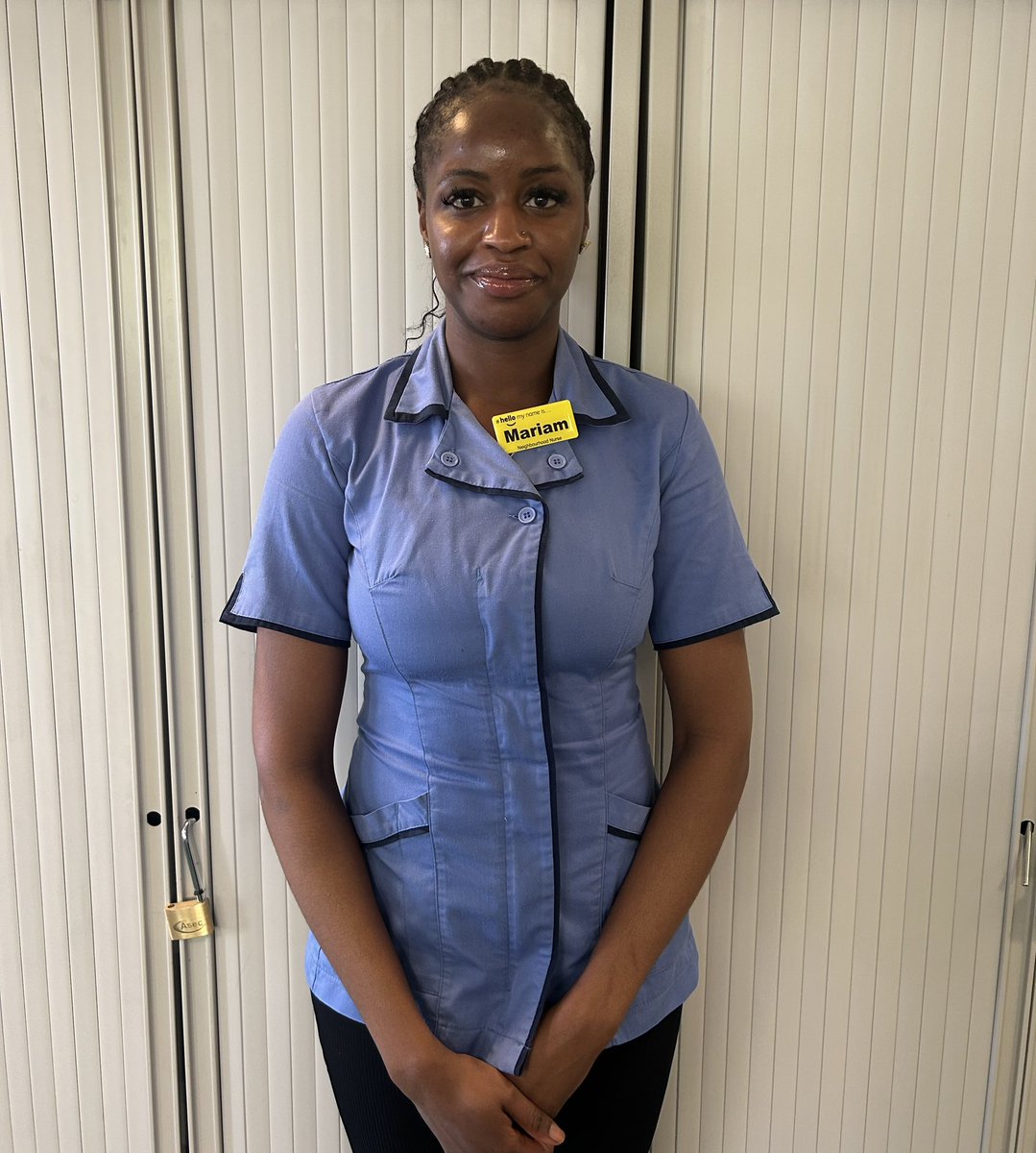 International Nurses Day celebrations 💫Meet Sharon, she qualified in Sep 2023, joined @GSTT_ILS following a rotation programme ✨’I enjoy working in the community and providing holistic care in the patient’s home’ ✨