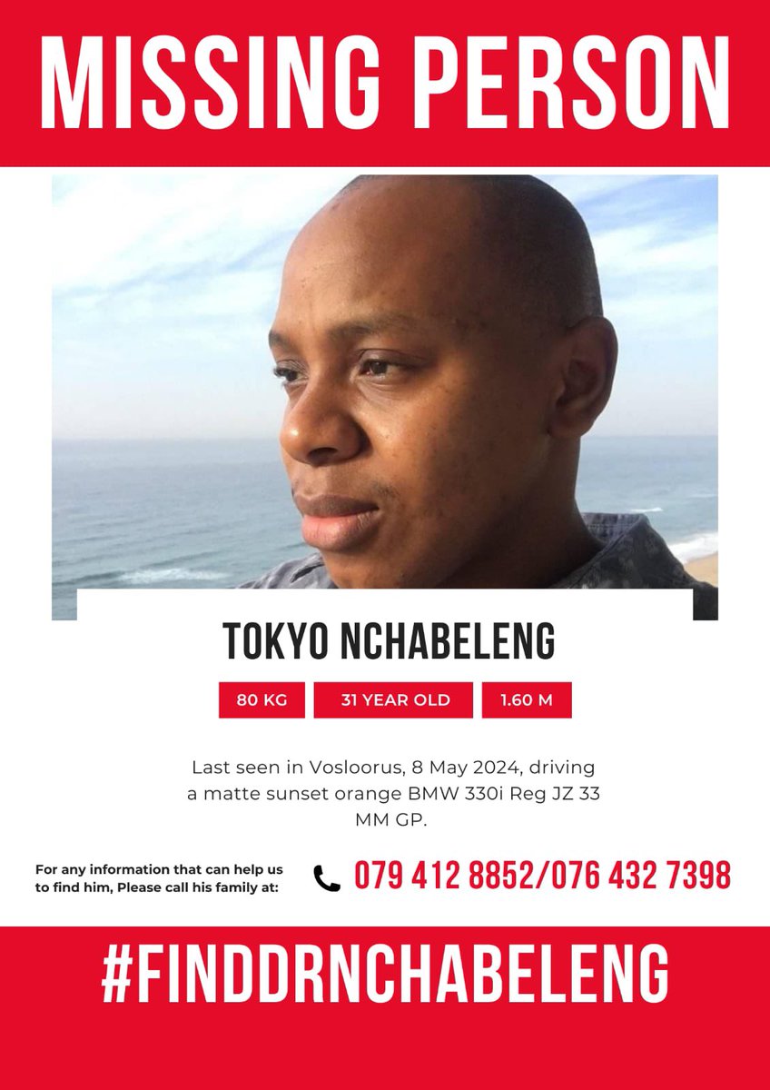 itsvallz_sibz's tweet photo. Please Help us find Dr Nchabeleng https://t.co/pIu2UwkoR9