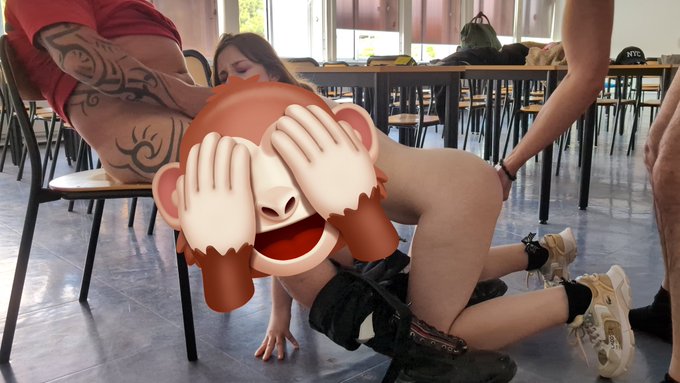 A week ago at university, were the security guard and my professor very attentive to me? 🤭  #sexe #schoolgirl<a href="/tag/facial"class="tags"><span>#facial</span></a><a href="/tag/porn"class="tags"><span>#porn</span></a><a href="/tag/schoolgirl"class="tags"><span>#schoolgirl</span></a><a href="/tag/sheer"class="tags"><span>#sheer</span></a><a href="/tag/braless"class="tags"><span>#braless</span></a><a href="/tag/public"class="tags"><span>#public</span></a>
