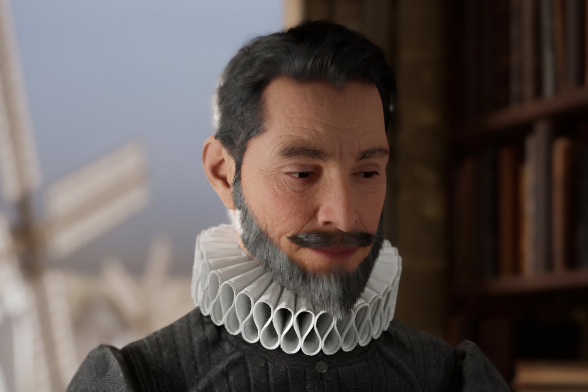 📖Cultura + 🏰Turismo + 🦾Inteligencia Artificial = Avatar IA de Miguel de Cervantes

💫Es en este punto donde el arte 3D y las últimas herramientas IA se unen para traer de vuelta a uno de los grandes escritores de la historia.