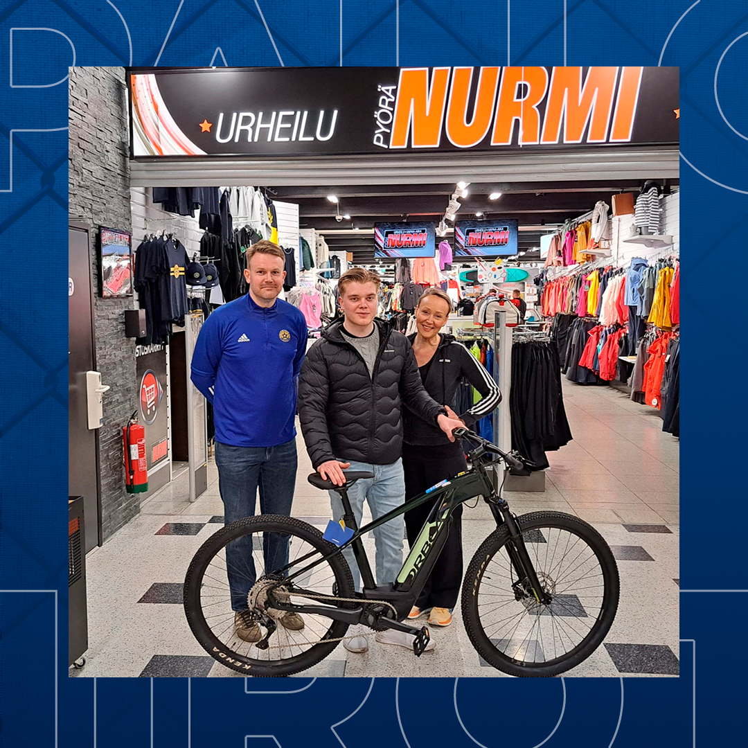 Ankanuiton pääpalkinto vaihtoi tällä viikolla omistajaa 🚴‍♂️

Pallo-Iirot ja Pyörä-Nurmi toivottavat voittajalle onnea ja turvallisia kilometrejä!

Oletko käynyt jo katsomassa, osuiko sinun ankallesi voittoa?  

Koko voittajalista📑: palloiirot.fi/uutiset/139500…

#PalloIirot #ankanuitto