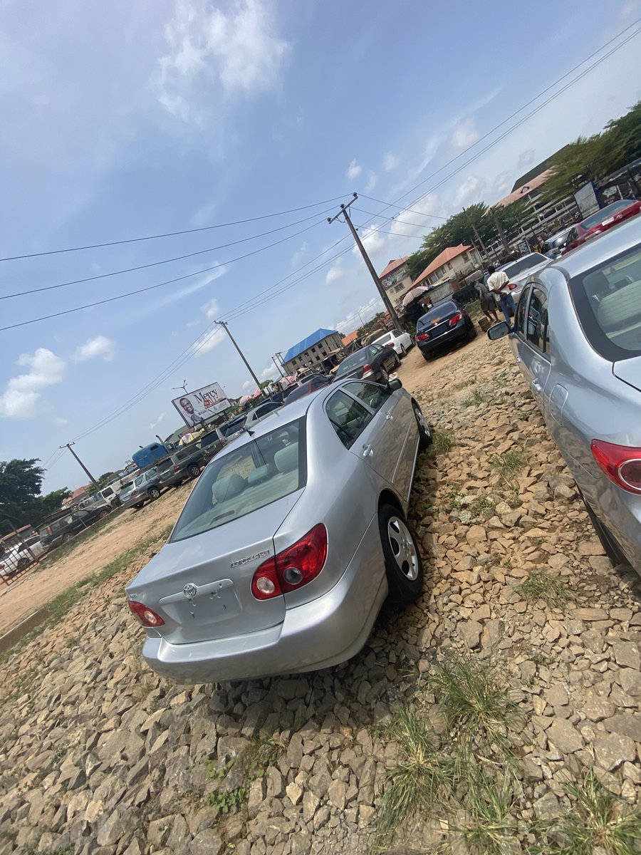 Available Clean 2007 Toyota Corolla Foreign used PRICE: 7.5 million