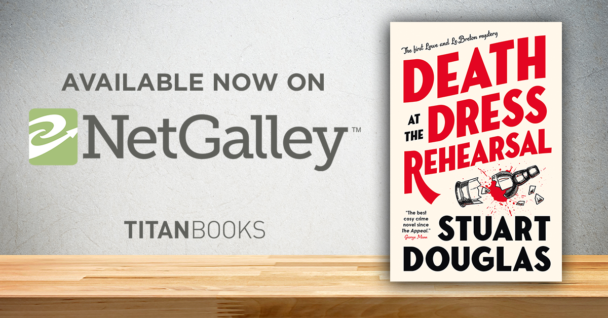 DEATH AT THE DRESS REHEARSAL by @stuartamdouglas 

Two ageing actors attempt to solve a murder after a body is found on the set in this witty, fun whodunnit, perfect for fans of Thursday Murder Club and Death & Croissants.

UK & US: netgalley.co.uk/catalog/book/3…