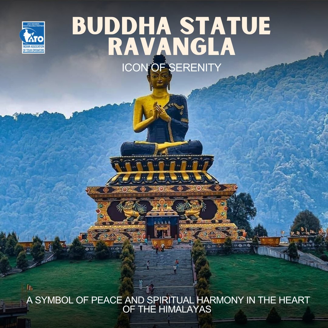 In the heart of Ravangla, this majestic Buddha statue stands as a testament to serenity and spirituality. #RavanglaBuddha #Buddhism #Sikkim #TravelInspiration #SpiritualJourney #InnerPeace #MountainViews #ExploreIndia #IncredibleIndia #tourismgoi