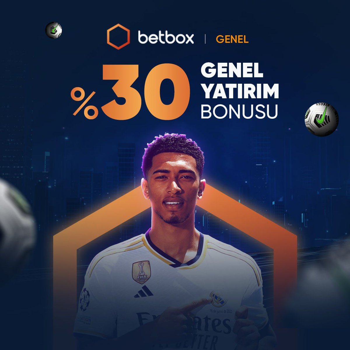 💵 Kazancın en iyisini hak eden winnerlara %30 Genel Yatırım Bonusu!

⚽️ Kazanan sen ol diye, spor bahislerinde geçerli %30 Genel Yatırım Bonusu'ndan yararlanmayı unutma!

💰 Günlük 2.000.000 TL Çekim Limiti

✅ Box her zaman kazandırır. ws.tc/Betbox