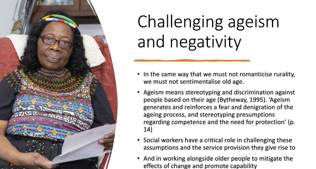 Social workers have a critical role in challenging assumptions on age and issues affecting older people in rural locations.
#RuralSocialWork24