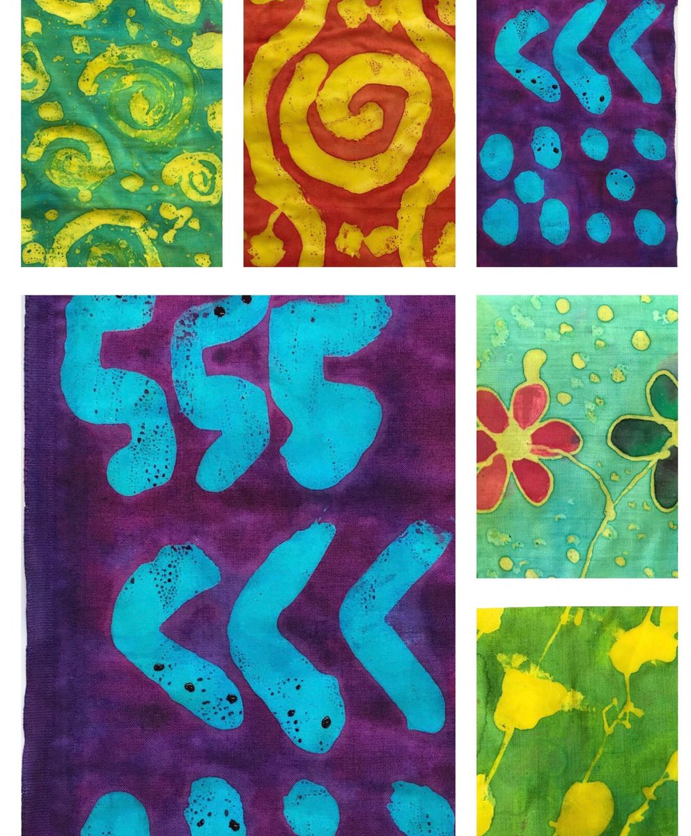 Batik Printing/Wax resist by L.C.A 1. Exploring colour theory
#WeAreYouthreach #LCA #art #craftdesign #MSLETB #Batikprinting #NAYC #ThisisFet