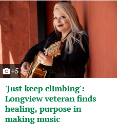 In 4th & final story of TVC Excellence in Media Award winning series 'East #TexasVeterans adjust to life after military service,' Jordan Green, Longview News-Journal, features Army veteran Jenn Ford who manages Military Sexual Trauma with her music career. news-journal.com/news/local/jus…