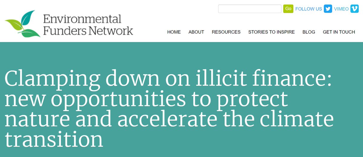 Clamping down on illicit finance: new opportunities to protect nature and accelerate the climate transition - excellent piece by @AlexJacobs16 for @greenfunders highlighting @FACTCoalition's work on nature crimes and illicit finance. greenfunders.org/2024/05/07/cla…