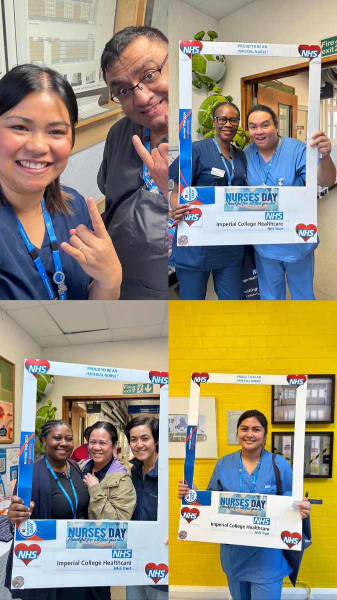 Hammersmith Hospital celebrating #NursesDay! Thanks for all the goodies! #simplethingsbringjoy @Jan_Goldsmith35 @MuiKeow @amber_4567 @ImperialPeople @BrightsparkArun