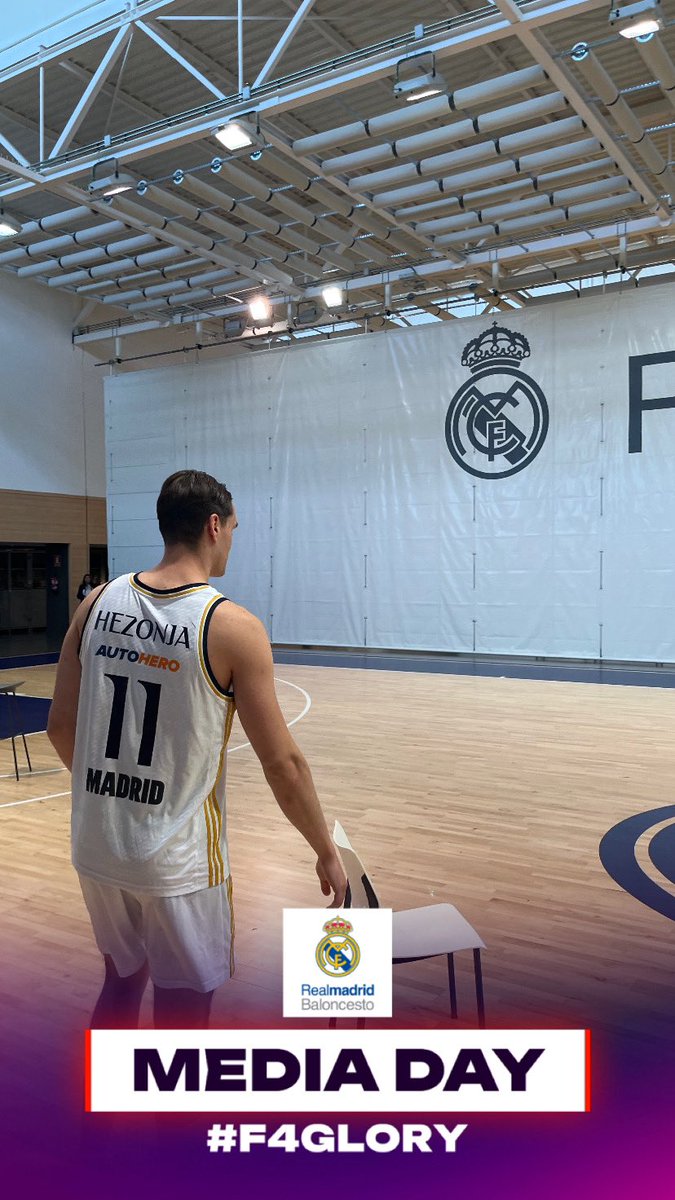 It’s #F4GLORY Media Day time for @RMBaloncesto 👀