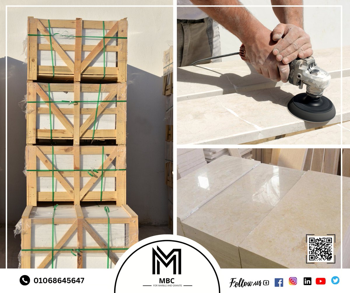 We are keen to use the best types of marble and raw materials, while carefully monitoring every stage of manufacturing to ensure high and distinguished quality📷📷

للمزيد من التفاصيل تواصل معنا  :
📷01068645647
istagram: marble_business_company
 #marblebusinesscompany