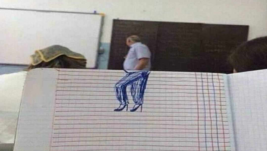 Creative students usually are the back benchers 😂