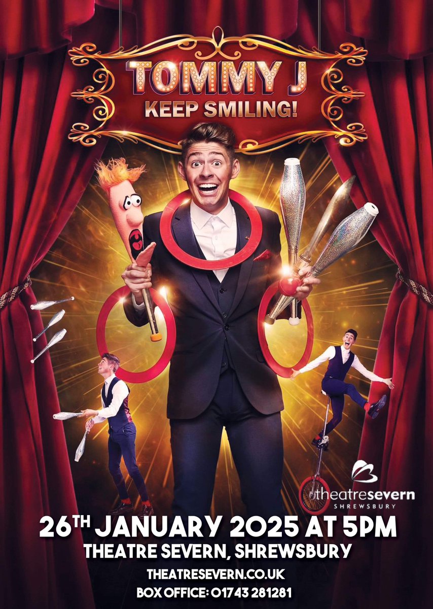 ⭐️SHREWBURY ILL CATCH IT IF I CAN⭐️

Come see my live show at Theatre Severn for a night of laughs 🤩

Link below ⬇️ 

theatresevern.co.uk/shows/whatson/…