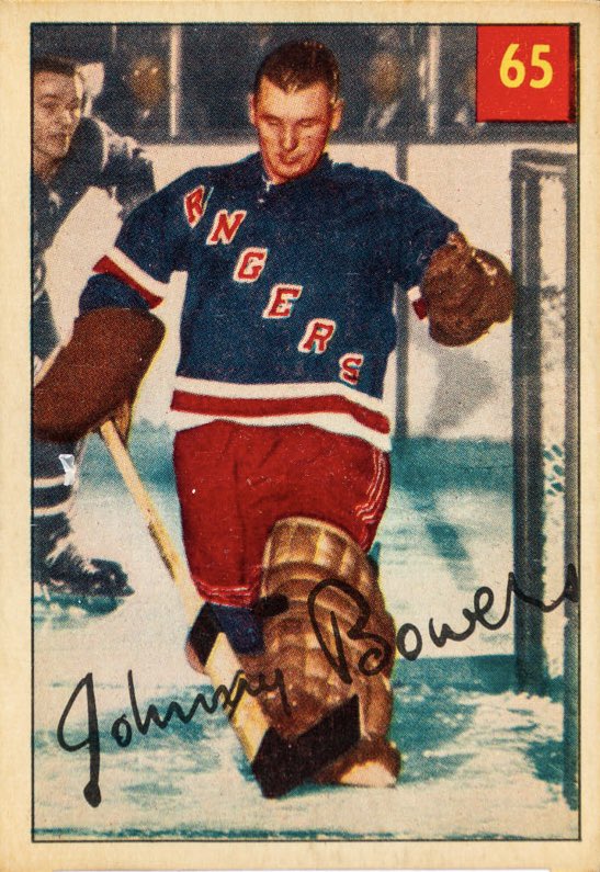 Johnny Bower @NYRangers @MapleLeafs @NHL 
#RookieCard