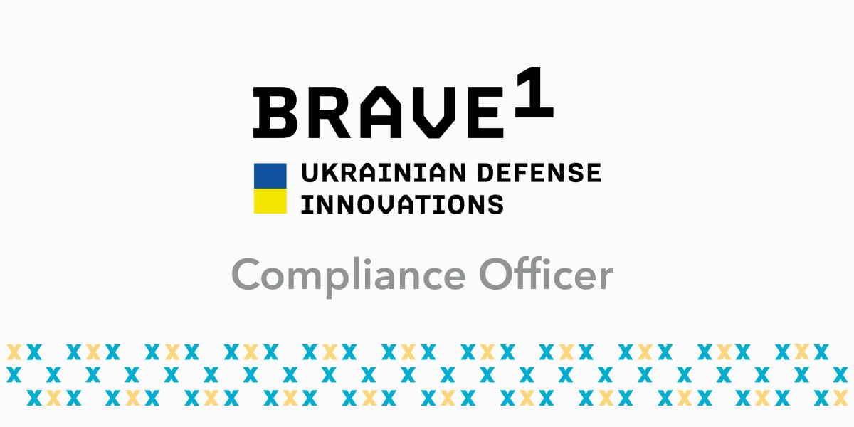 🔀 Compliance Officer до @BRAVE1ua Дізнатися більше: cutt.ly/oeeeomkW #Україна #Ukraine #Kyiv #Київ ​​​​​​#gov #vacancy #вакансія