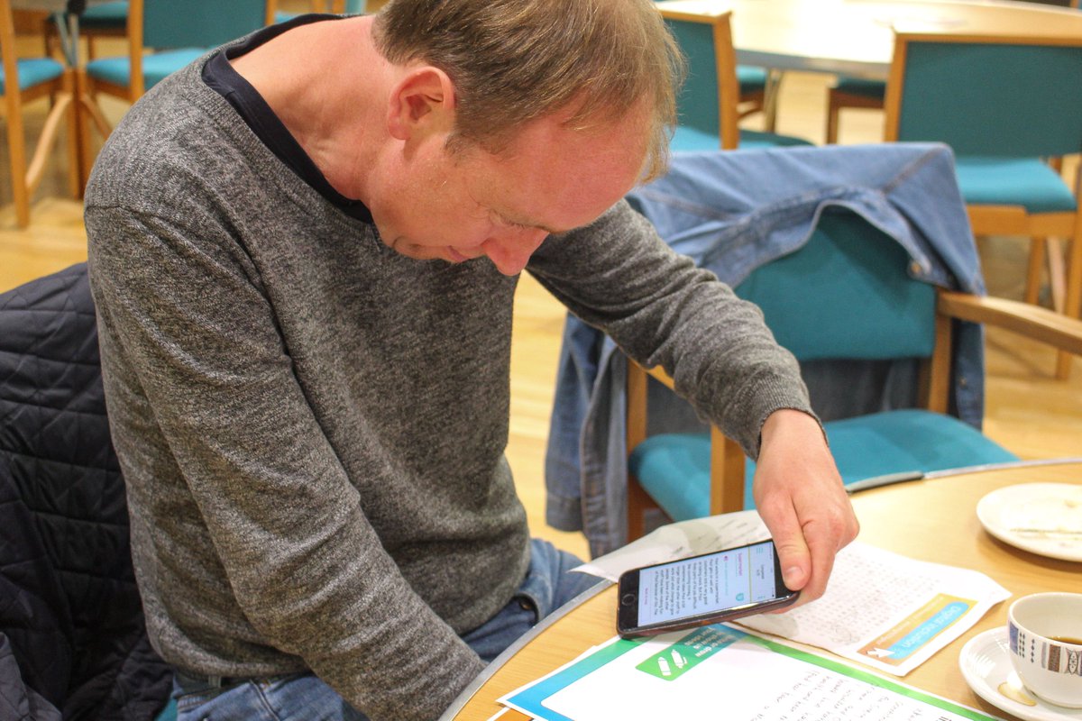 To mark #ScotLDWeek24 our learning disability services held a #ConversationCafe at the @steepledundee to discuss all things digital and staying safe online. Find out more: bit.ly/3wvR5Qf #MyRight2Digital #DigitalInclusion @SCLDNews