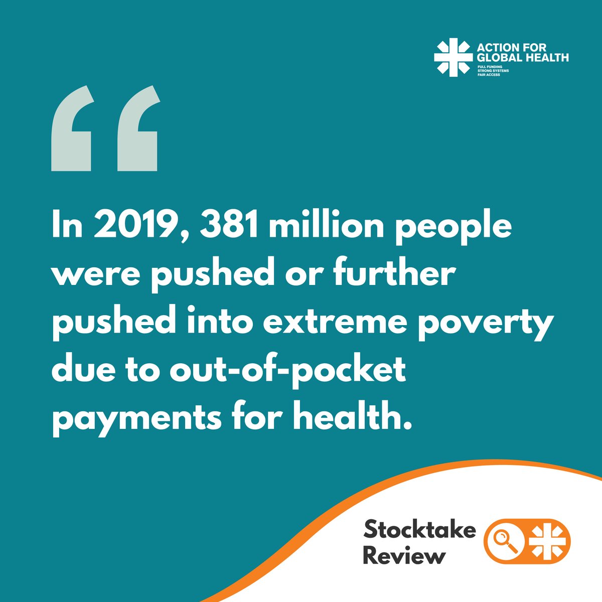 More than half of humanity lacks basic health coverage. This is pushing millions into severe poverty. Our #StocktakeReview advocates for a world where everyone, everywhere, has access to quality, affordable healthcare. Read it here 👉bit.ly/4dxed1u