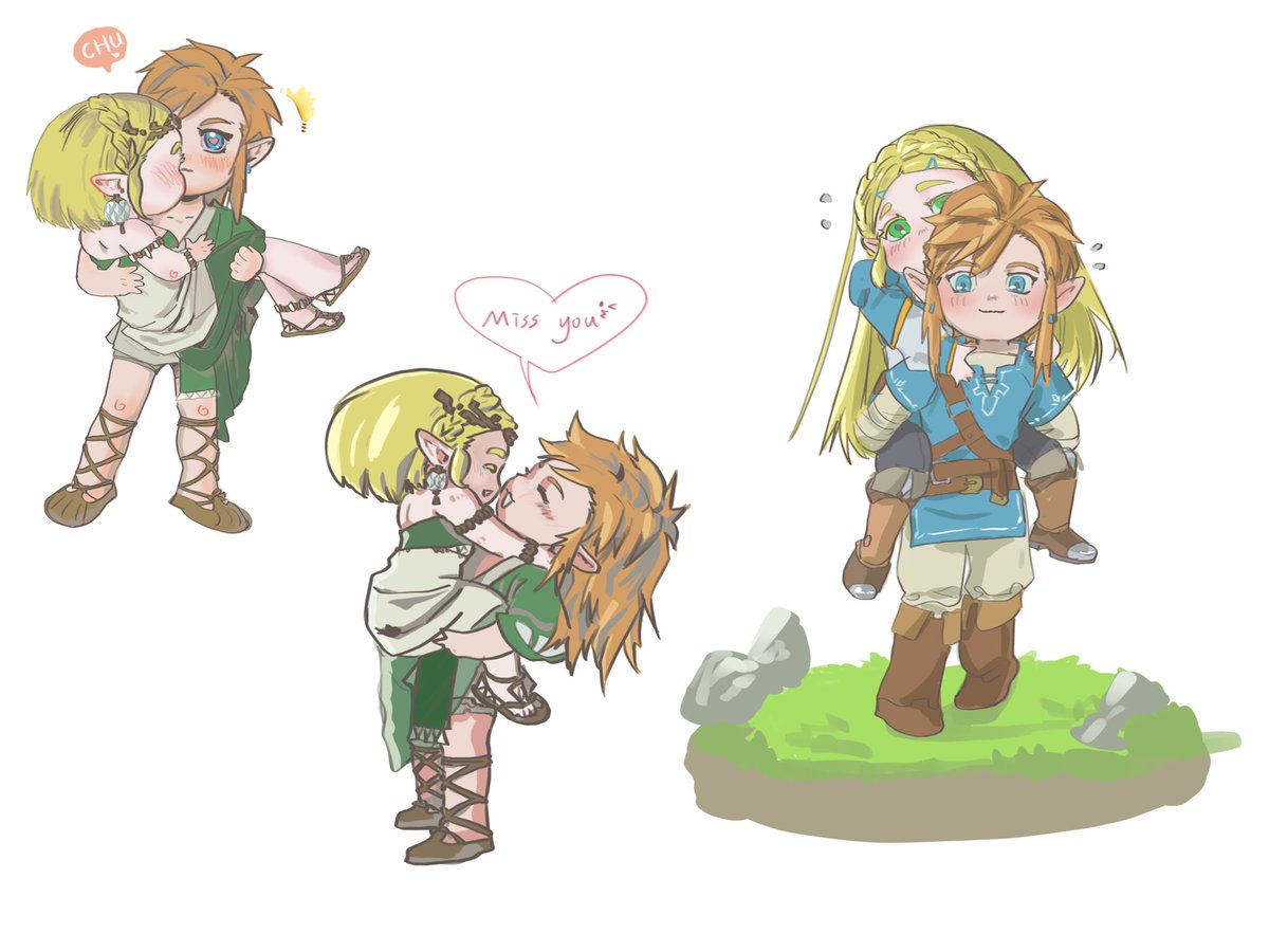 粘土ぽいのを描いました。
#Zeldafanart #ゼルダの伝説 #zelink #リンゼル #LegendOfZelda #TOTK #BOTW
ポーズ参考あり