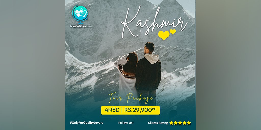 Book our 4 nights 5 days Kashmir Luxury Tour Package only at Rs.29,900/- per couple. #GoByHolidays #OnlyForQualityLovers #YourOwnTravelCompany #kashmir #kashmir_lovers #kashmiri #jammu #kashmirtourism #kashmirdiaries #sonmarg #gulmarg #pahalgam #dallake #heaven #heavenonearth