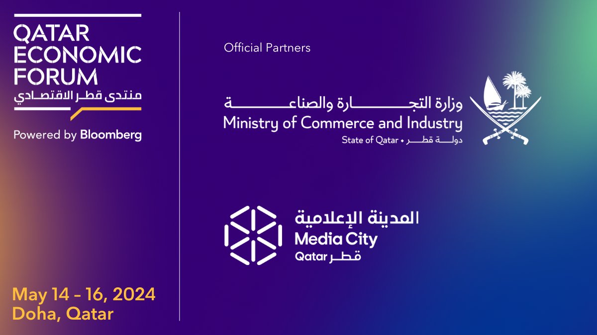 Held in collaboration with @MOCI & @MediacityQa the @QatarEconForum has become one of the most influential business forums in the region. Join us in Doha May 14-16th. bloom.bg/3SPrTfR #QatarEconomicForum #منتدى_قطر_الاقتصادي