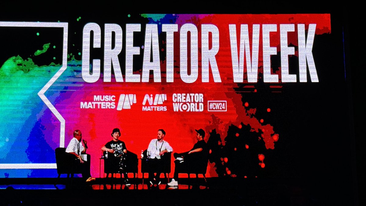 Pochang (@pochang) on Twitter photo 'Artificial Creativity' panel hosted by <a href="/songprotocol/">Song Protocol</a> at Creator Week, Music Matters Singapore. <a href="/terrytyelee/">Terence Leong</a> orchestrated this inspiring discussion with <a href="/beigegrape/">beigegrape</a> , <a href="/tyler_folkman/">Tyler Folkman</a> , and myself—I'm honored to be part of it.
I believe most people in the music industry aren't 'Artificial Creativity' panel hosted by <a href="/songprotocol/">Song Protocol</a> at Creator Week, Music Matters Singapore. <a href="/terrytyelee/">Terence Leong</a> orchestrated this inspiring discussion with <a href="/beigegrape/">beigegrape</a> , <a href="/tyler_folkman/">Tyler Folkman</a> , and myself—I'm honored to be part of it.
I believe most people in the music industry aren't