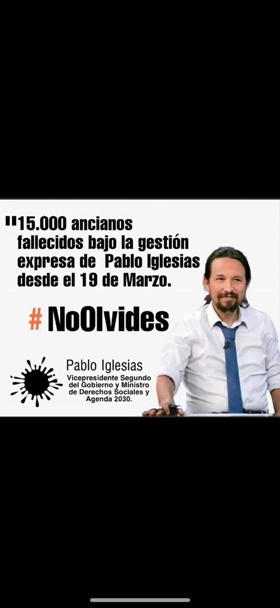 Digan lo que digan, responsable Pablo Iglesias.