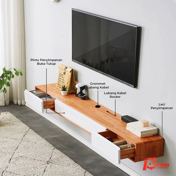 Meja tv gantung minimalis dengan laci ✨️

shope.ee/8zj7iRIgV3