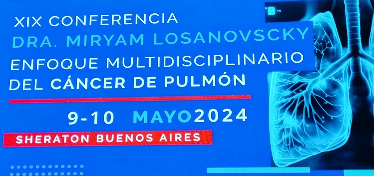 Empezando el día... #Oncology #LungCancer #Argentina