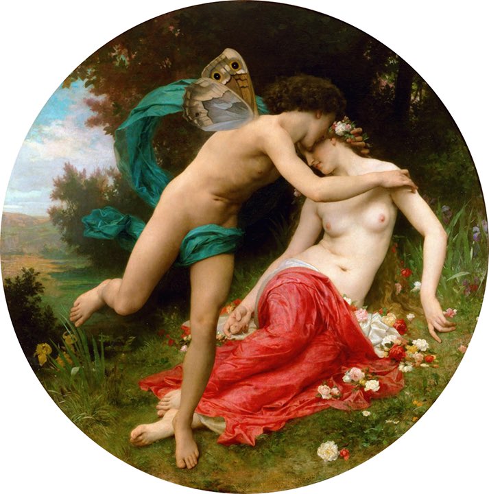 Flora And Zephyr by
William Bouguereau (1875)