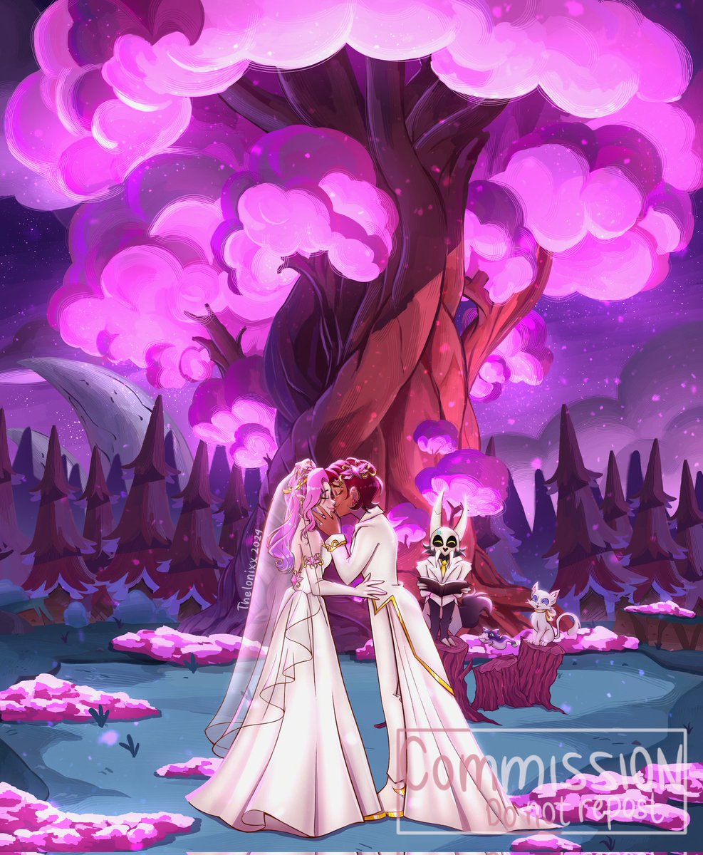 Lumity Wedding 💖 
Commissioned by: @Animation4All 💕
#Lumity #TheOwlHouse #AmityBlight #LuzNoceda
