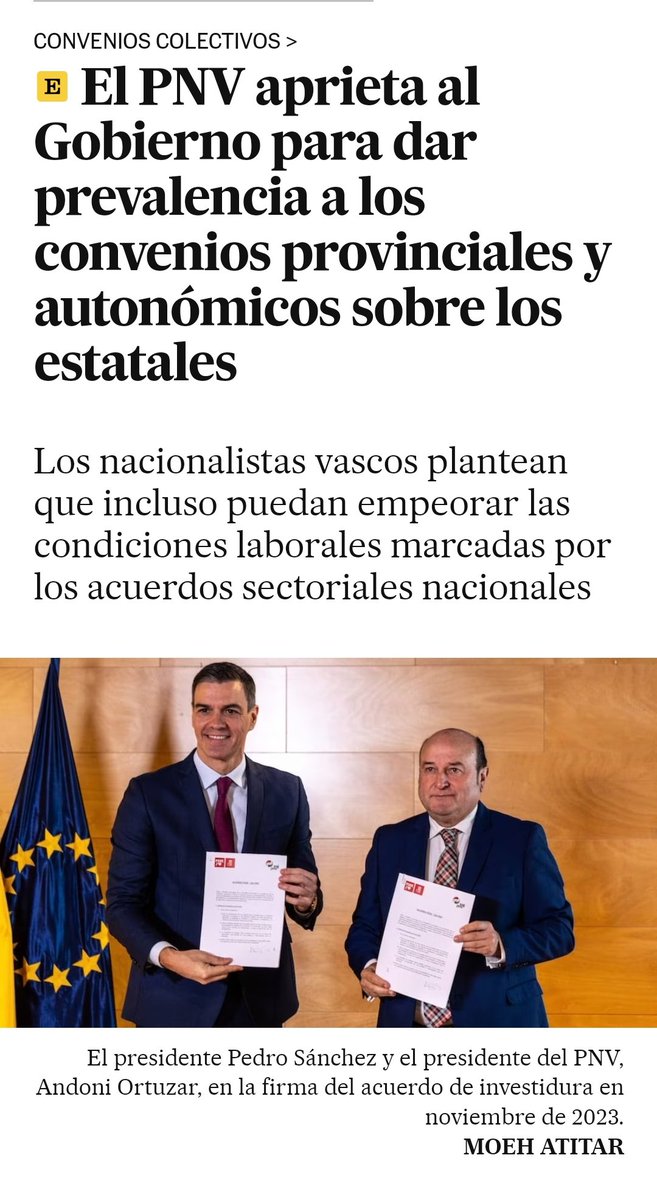 Nos jugamos mucho. No se puede gobernar desde la izquierda con los que quieren desmontar el Estado. No se puede gobernar España desde la izquierda con los que pretenden su implosión. Los nacionalistas pretenden romper la negociación colectiva por la vía tribal. Para ellos, antes…