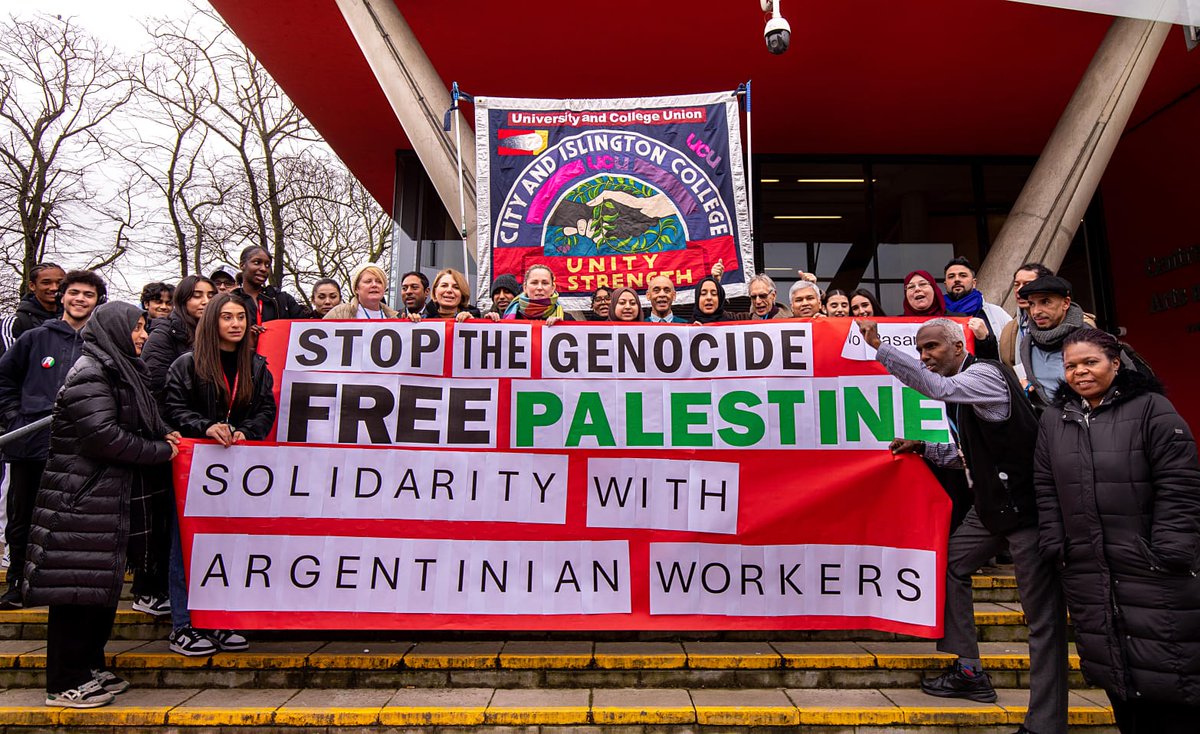 Today, Argentinian workers are staging their second general strike against one of the most conservative presidents in their history. Our branch extends solidarity to the strikers. We stand united with you.