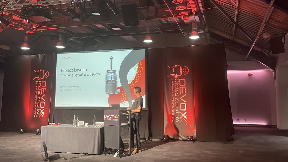 Ana Maria Mihalceanu 🇳🇱🇷🇴 (@ammbra1508) on Twitter photo ⚡️ Capturing lightning in a bottle with #ProjectLeyden and <a href="/PMinborg/">Per-Åke Minborg</a> #JDK #memoryfootprint #faststartup
#DevoxxUK2024 ⚡️ Capturing lightning in a bottle with #ProjectLeyden and <a href="/PMinborg/">Per-Åke Minborg</a> #JDK #memoryfootprint #faststartup
#DevoxxUK2024