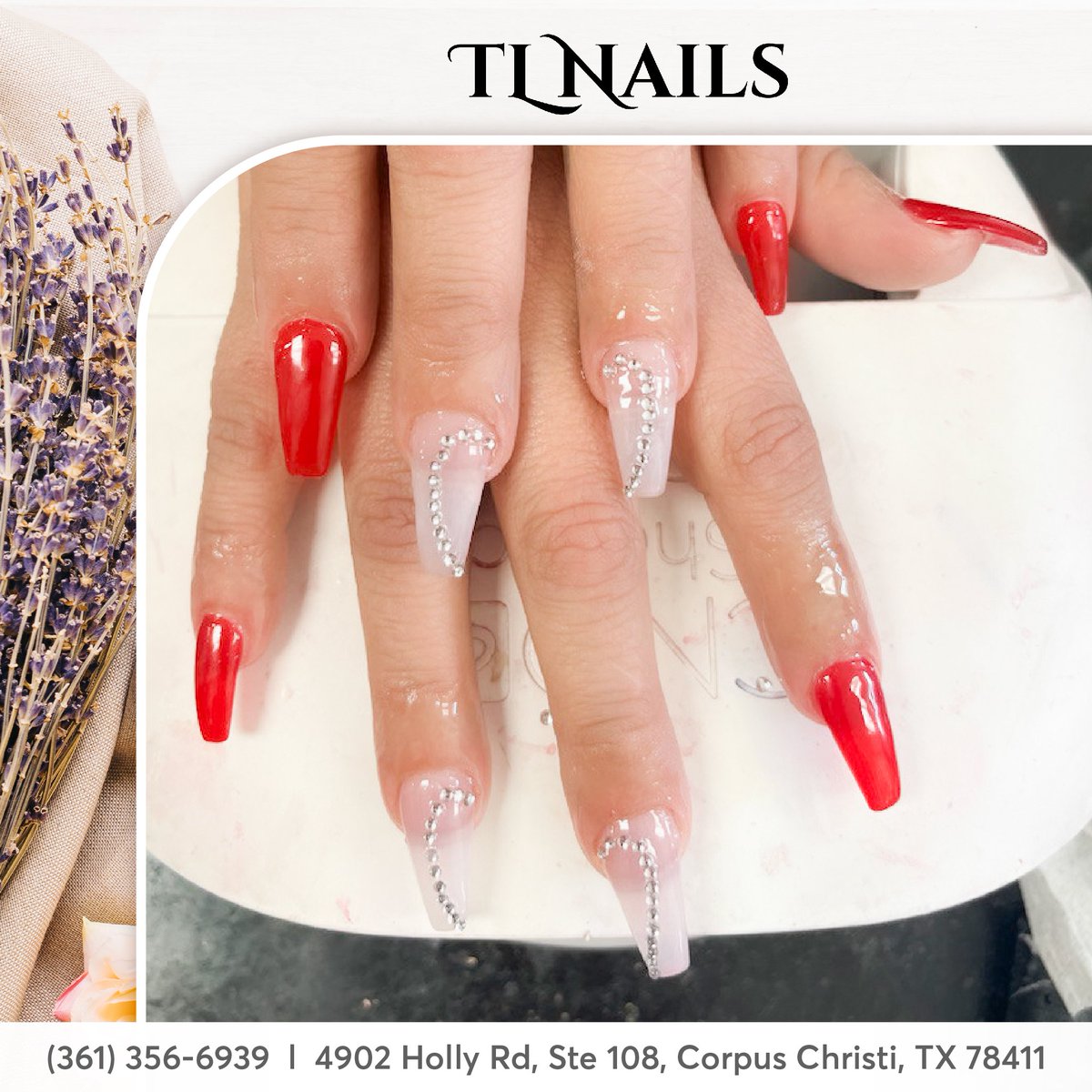 Life's too short for boring nails. Embrace the color and creativity! ✨💖

#TLNails #nailsalontx #TLNailstx #nails #nailart #mani #pedicure #manicure #beauty #nailsalon #nailsalonnearme #nail #gelnails #nailstyle #nailsart #naildesign #love #acrylicnails #naildesigns #nailswag