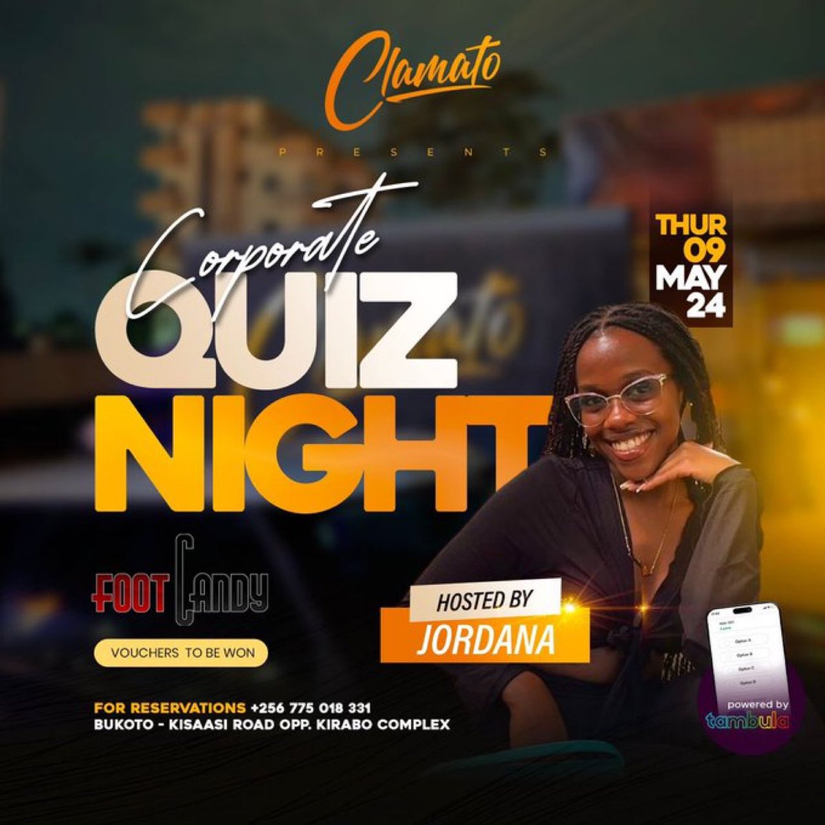 Cheers to the long weekend ahead 🤩 Let’s kickstart it with corporate quiz later on today at @clamato_lounge . Starts at 7pm till late ☺️ #ClamatoQuizNight