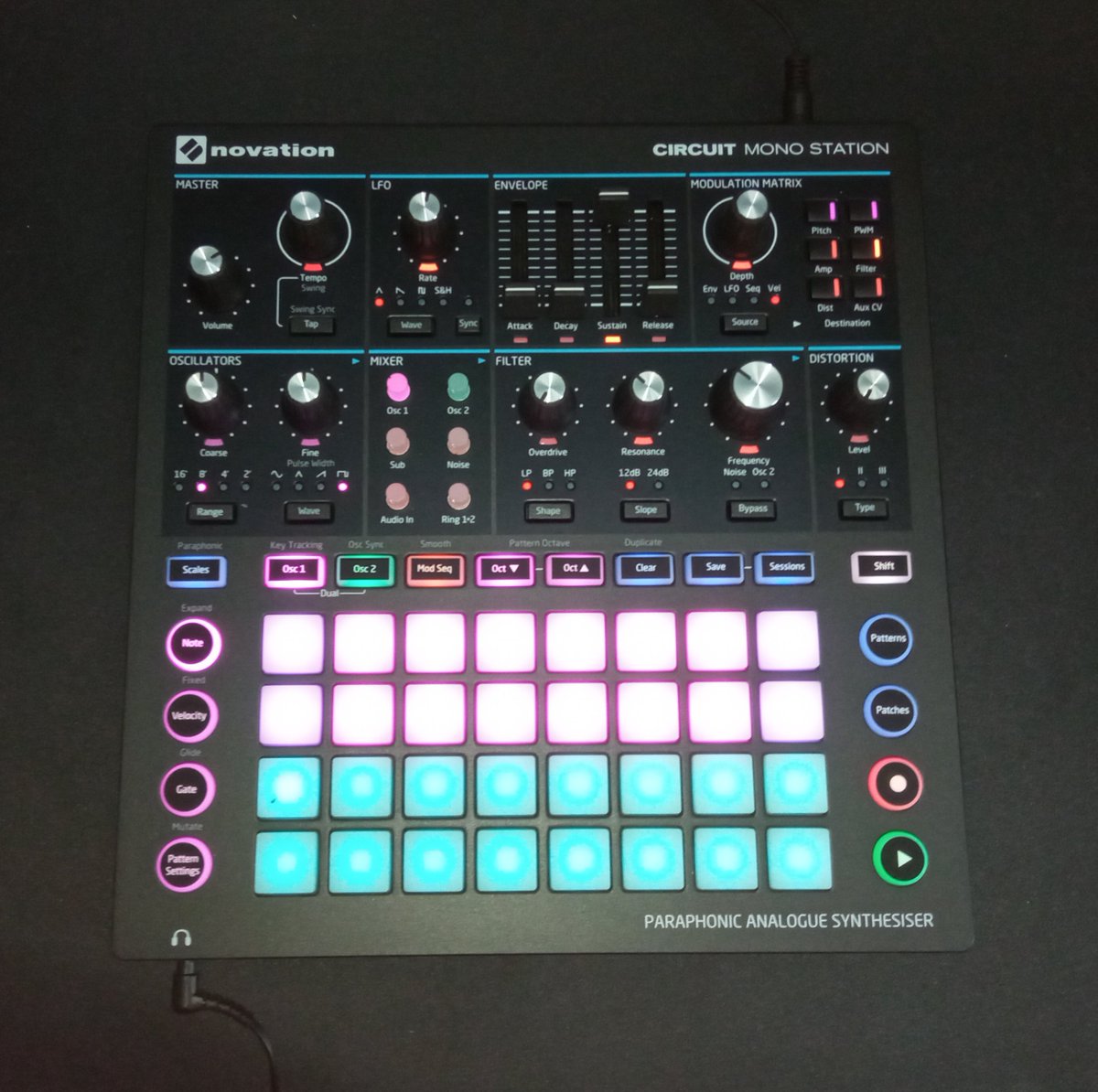 Very pleased to receive my Novation Circuit Mono Station.😁