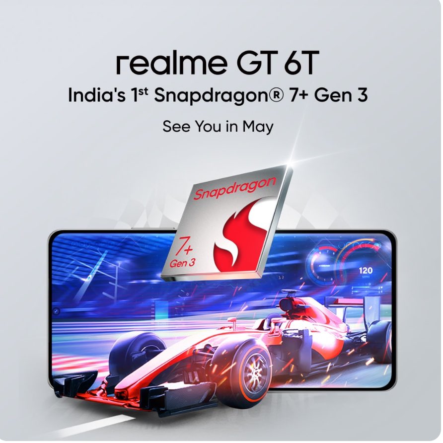 Realme GT 6T With Snapdragon 7+ Gen 3 #RealmeGTseries #RealmeGT6T