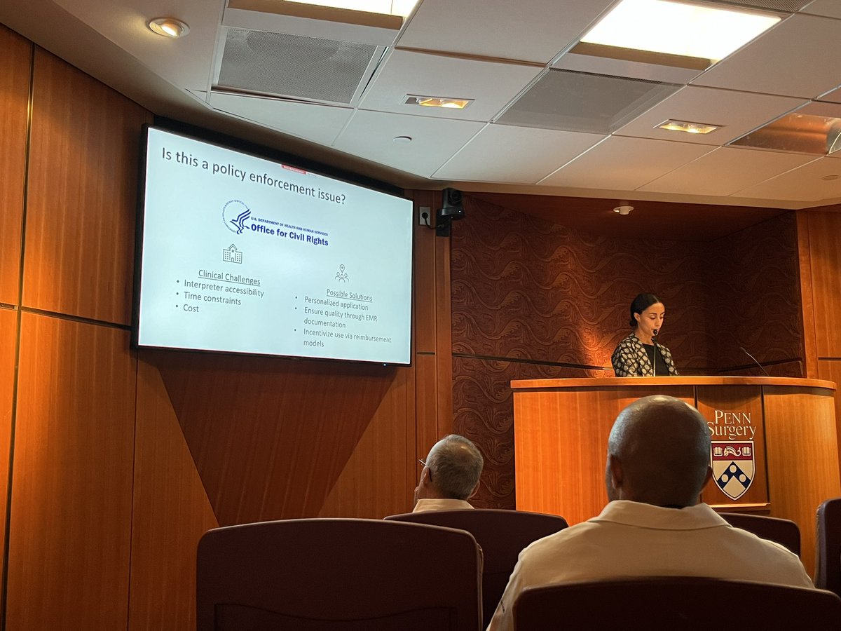 Nicole M Saur, MD (@saurnicole) on Twitter photo <a href="/BakillahEmna/">Emna Bakillah</a> presenting her innovative work as an advocate for equitable care for all patients through research at <a href="/pennsurgery/">PennSurgery</a> Ali Naji, MD, PhD Resident Research Day. <a href="/surgeryspice/">Rachel</a> <a href="/PennLDI/">Penn LDI</a> <a href="/BakillahEmna/">Emna Bakillah</a> presenting her innovative work as an advocate for equitable care for all patients through research at <a href="/pennsurgery/">PennSurgery</a> Ali Naji, MD, PhD Resident Research Day. <a href="/surgeryspice/">Rachel</a> <a href="/PennLDI/">Penn LDI</a>