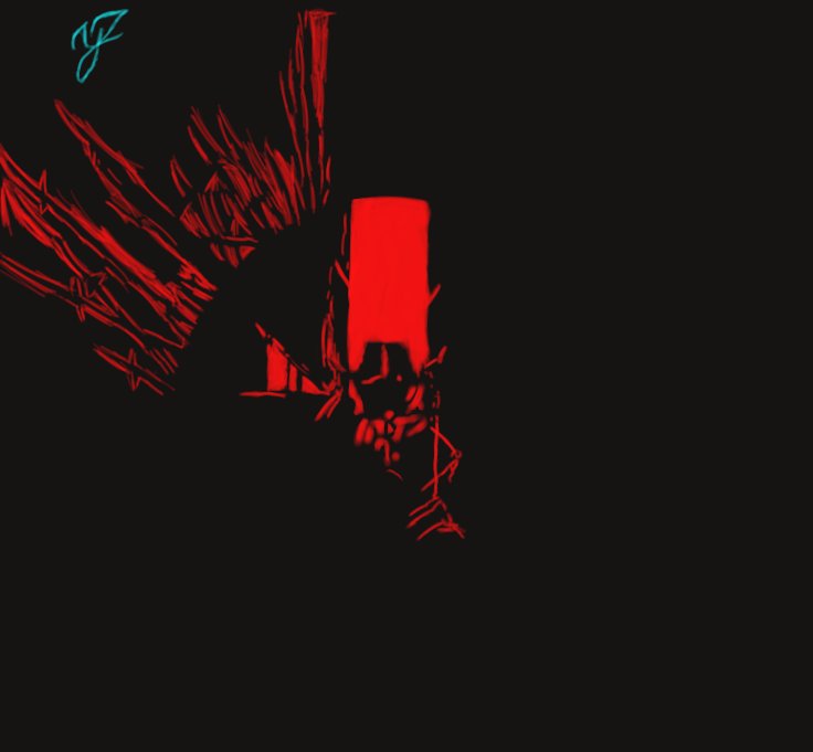 Plutt0_t's tweet photo. (I Don't like the images selection of X wiaiidif) Well! Here's PluttØ again! Today I want to post a Fanart from #ultrakill It's ¿V1 or V2? Jij, well, it's too large to splain in one post. I want to practice perspectivea, water and illumination, and this draw it's perfect. https://t.co/uTupvv35gM