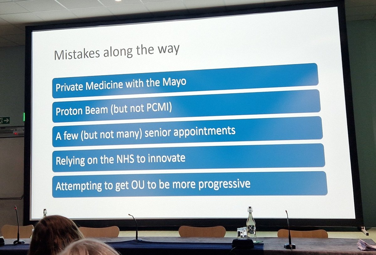 Fascinating lecture from recently emeritus regius Sir John Bell @NDSurgicalSci #NDSAwayDay2024 on development of the @OxfordMedSci biomedical campus, areas of world leadership & future strategic directions. Also some very candid reflections on mistakes along the way