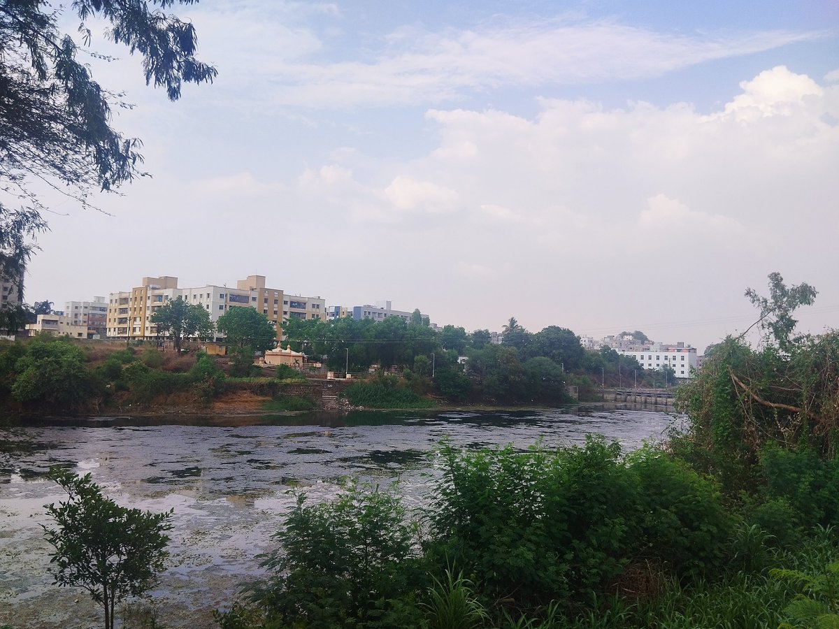 Expanding city on the banks of River Bhima- Pune