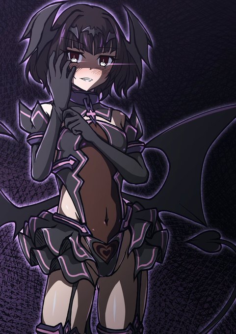 pixivリクエスト:らくがきプラン  その225
内容「シンフォギアのIF調がリベレイターの衣装を着てサキュバスになっているところを見たい」 