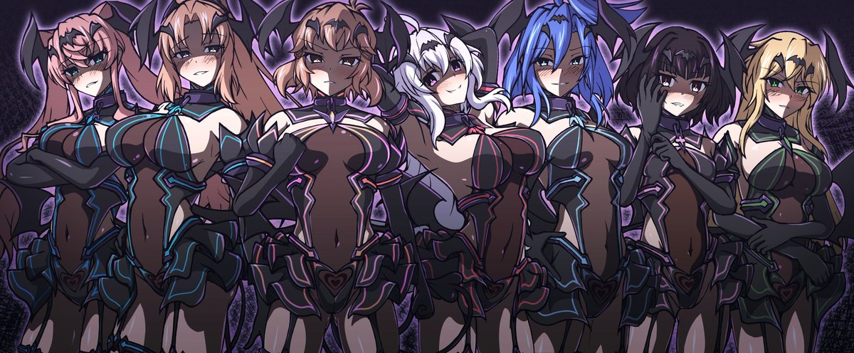 pixivリクエスト:らくがきプラン  その225
内容「シンフォギアのIF調がリベレイターの衣装を着てサキュバスになっているところを見たい」 