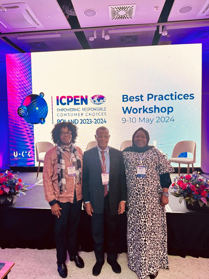 The FCCPC, led by Dr. Adamu Abdullahi, Ag. Executive Vice Chairman/CEO, joins consumer protection authorities from over 70 countries to develop effective strategies for safeguarding consumers worldwide at the ICPEN - Empowering Responsible Consumer Choices, Poland 2023-2024